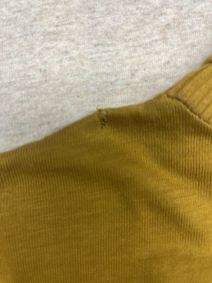 1960s, 70s Boys Gold  Knit Turtleneck L Sleeve