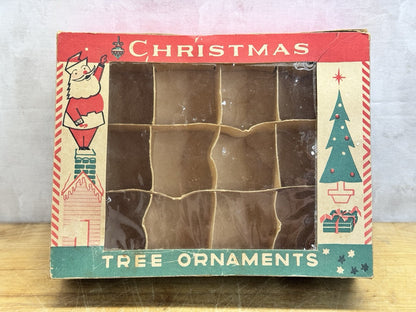 Antique Christmas Tree Ornament Empty Box #1406