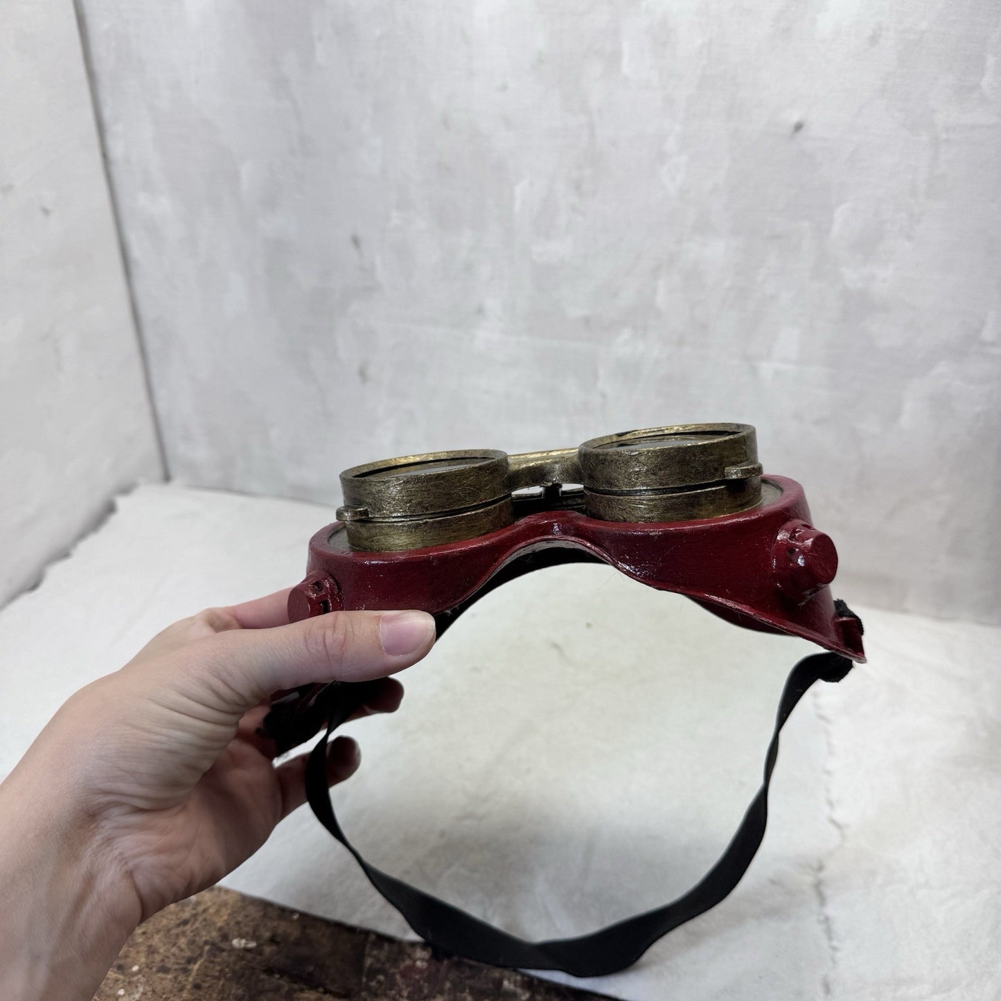 Steampunk Aviator Plastic Costume Goggles 