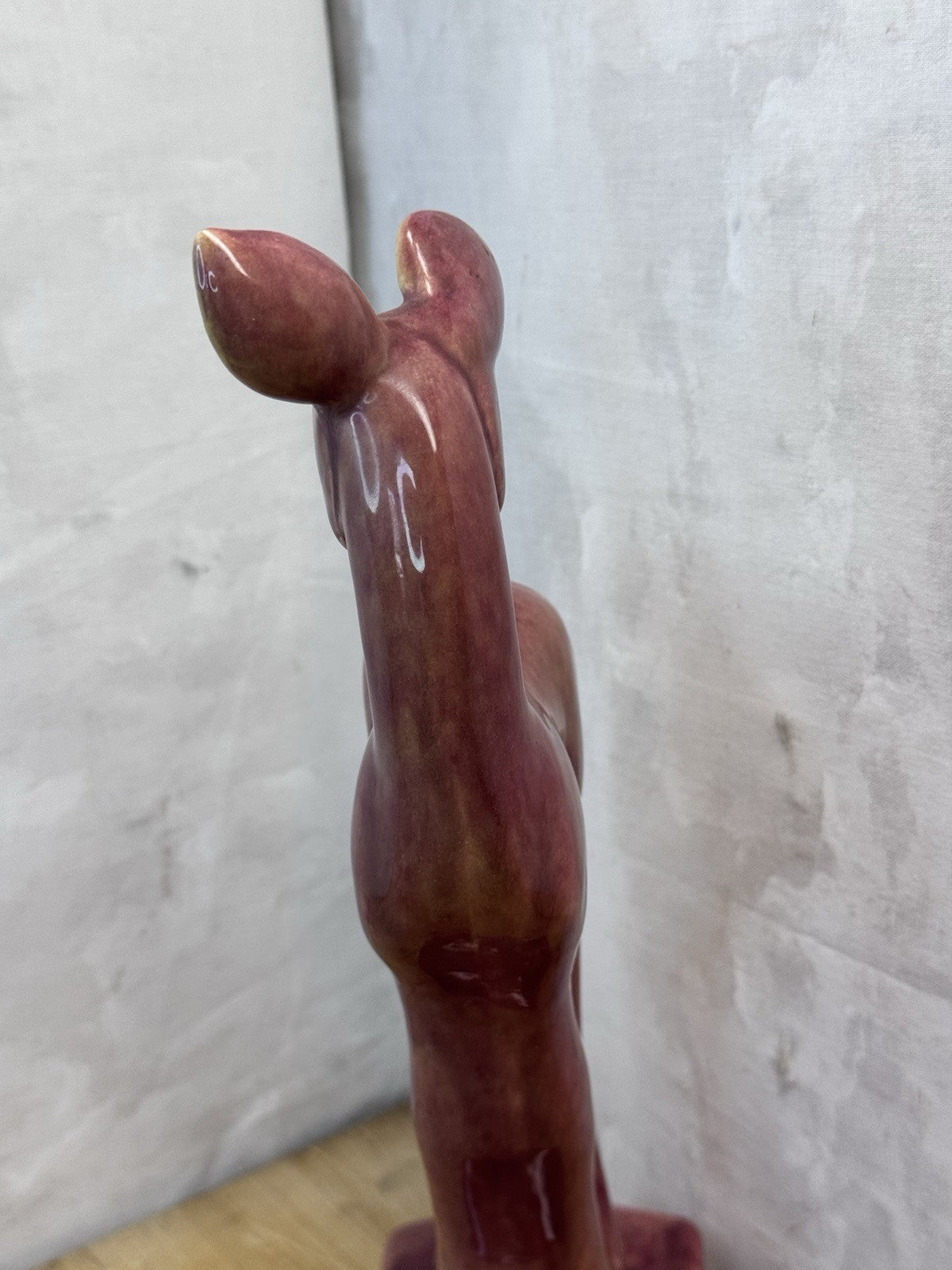 Gonder Deer Pottery Tall Vtg #1429