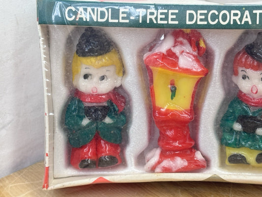 Vintage Christmas NOS Candles In The Box #1265