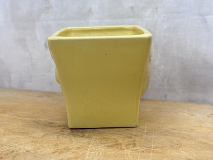 Antique McCoy Yellow Pot #1166