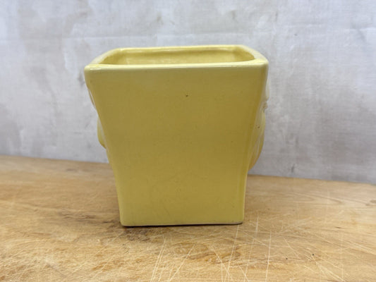 Antique McCoy Yellow Pot #1166
