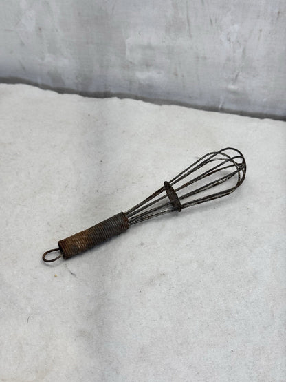 Mini Child’s Toy Kitchen Whisk Vintage Rustic