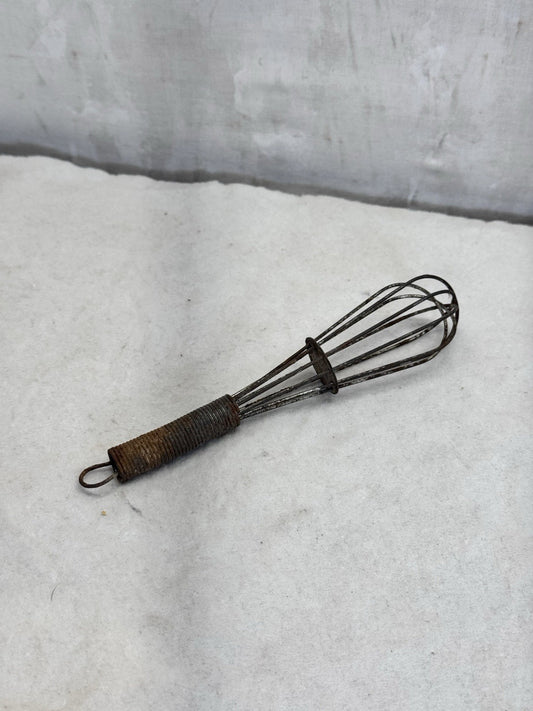 Mini Child’s Toy Kitchen Whisk Vintage Rustic