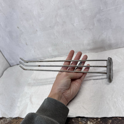 Vintage Metal Three Tier Wall Towel Bar Hanger