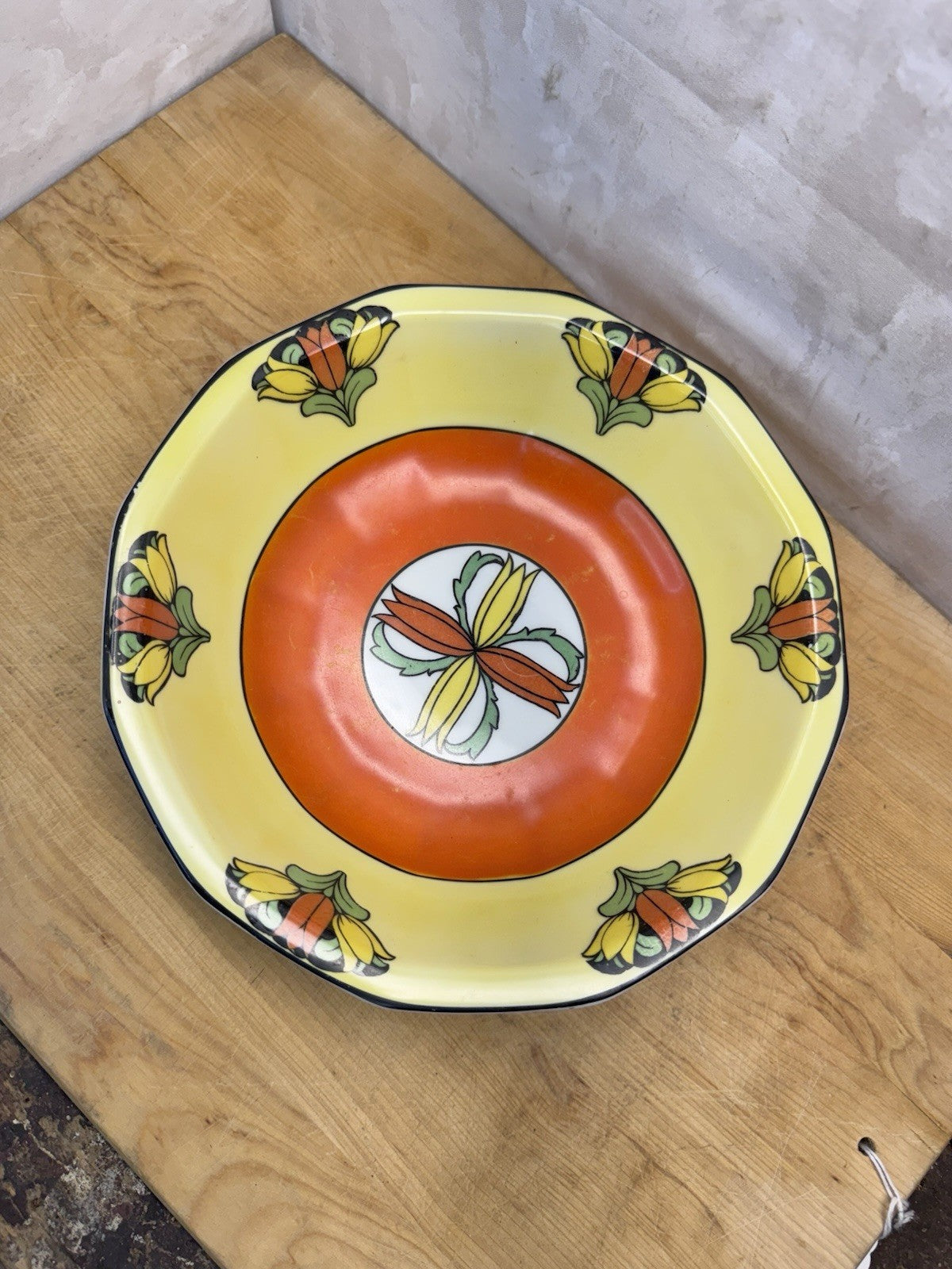Vintage Art Deco Beyer And Bock Germany Bowl #1340