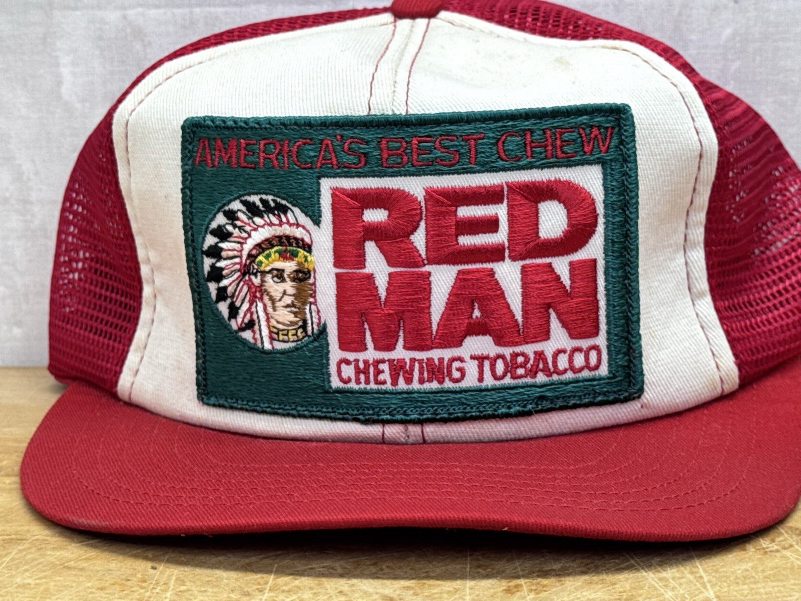 Red Man Vintage SnapBack Hat #1180