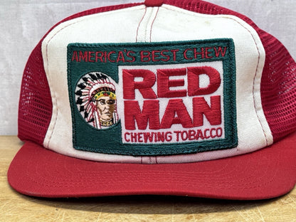 Red Man Vintage SnapBack Hat #1180