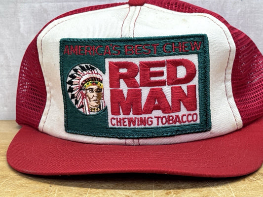 Red Man Vintage SnapBack Hat #1180
