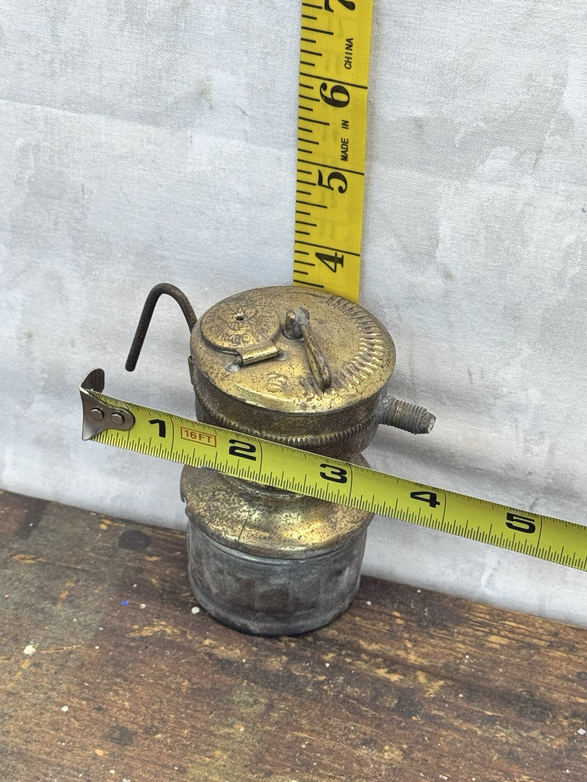 Vtg Antique Early 1900s  Miners Lamp #1427