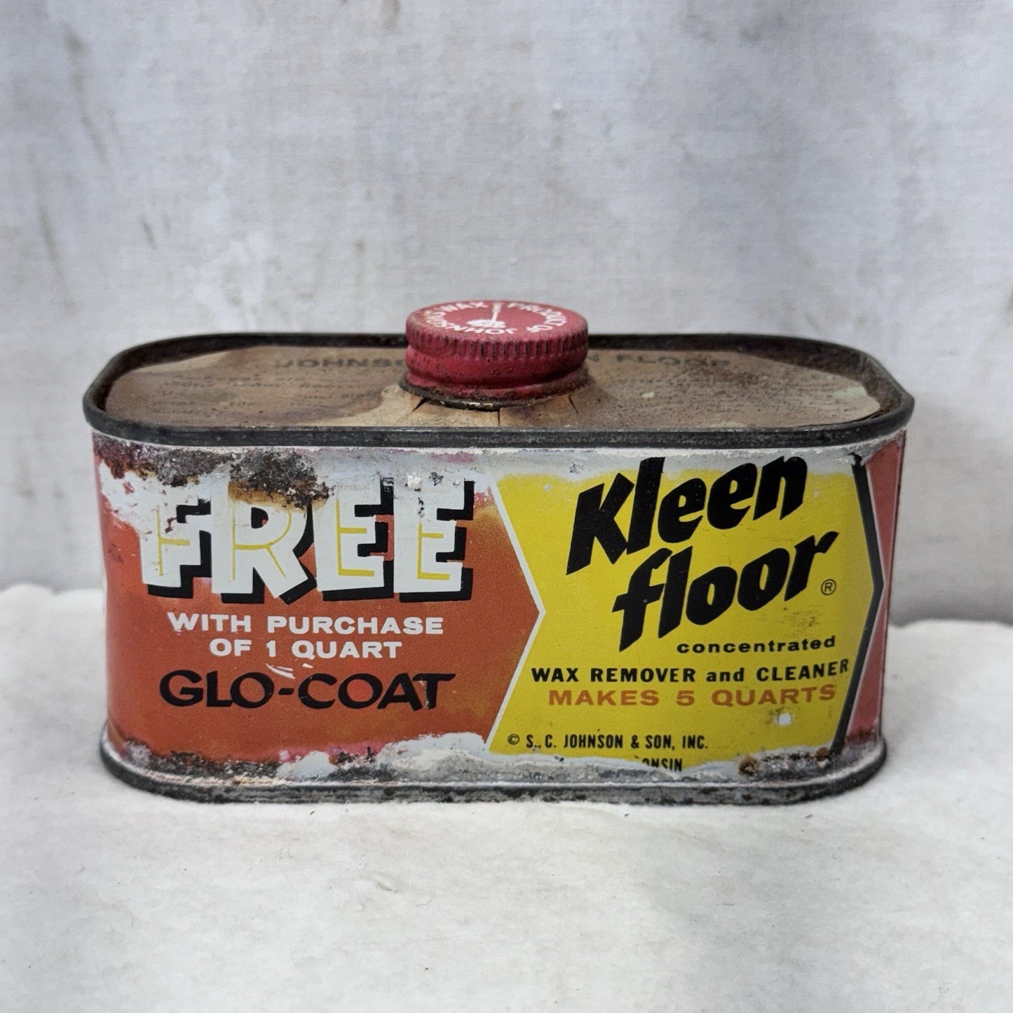 Kleen Floor Cleaner Tin Vintage