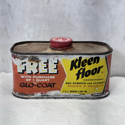Kleen Floor Cleaner Tin Vintage