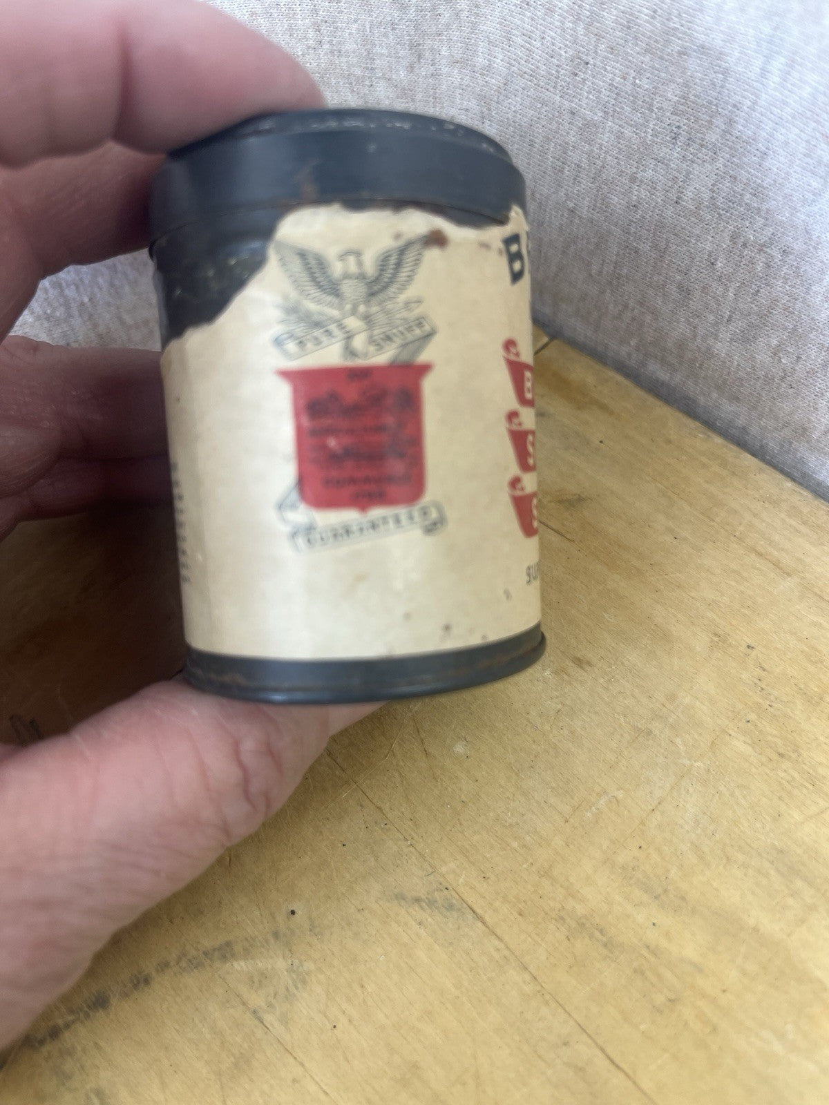 Bruton Scott Snuff Tobacco Empty Tin