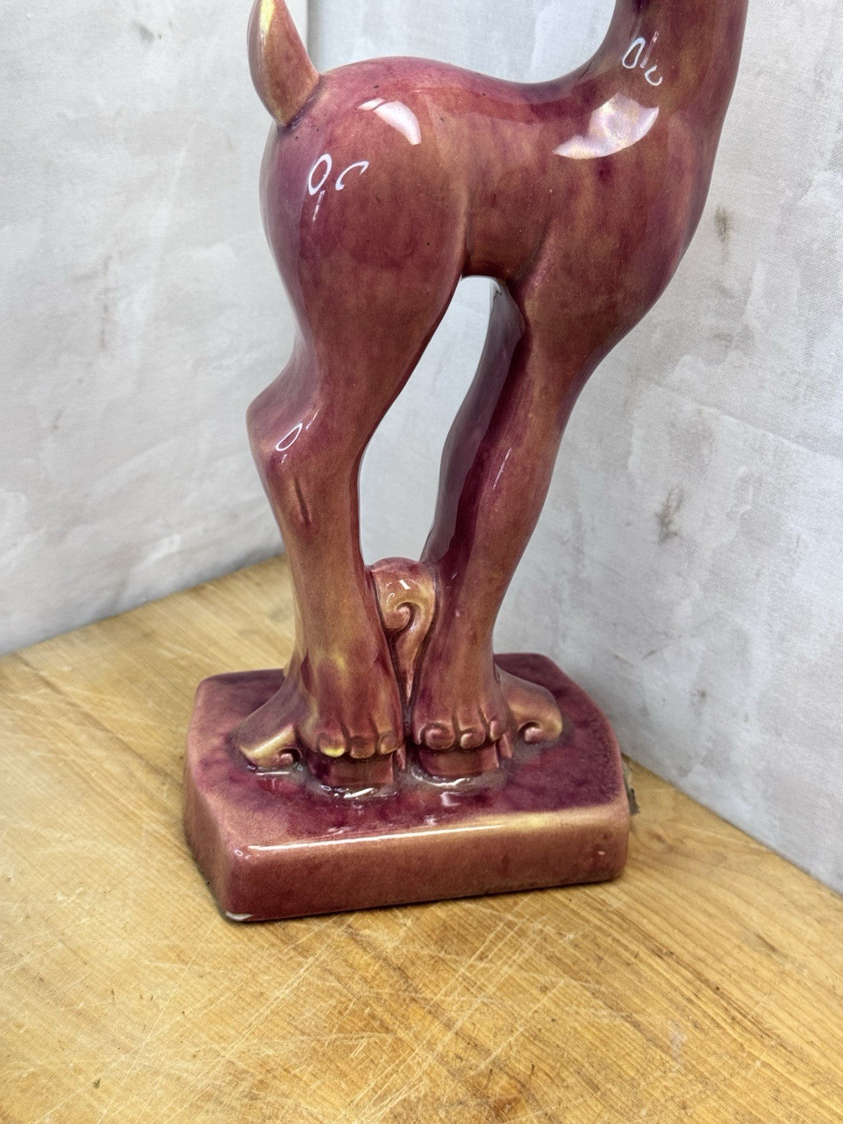Gonder Deer Pottery Tall Vtg #1429