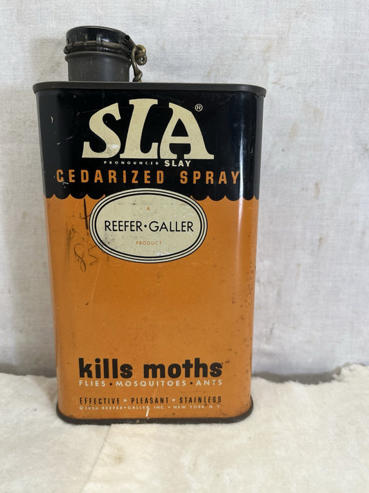 Moth Tin Vintage 