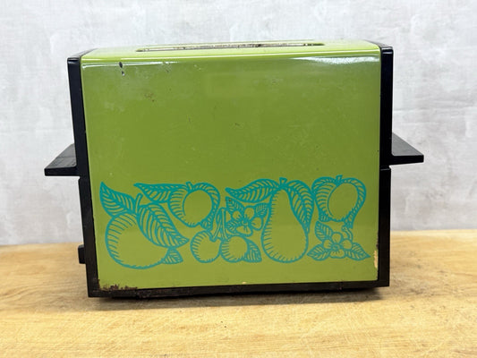 Vintage Green And Black Toaster Display Only #1145