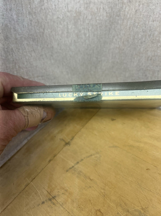 Lucky Strike EMPTY Flat Fifties Cigarette Tin