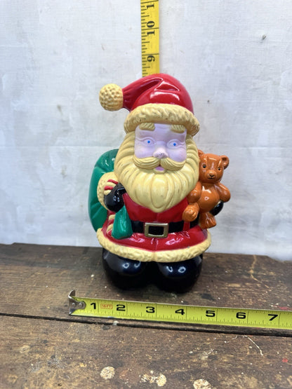 Vtg Santa Claus Christmas Blow Mold #1445