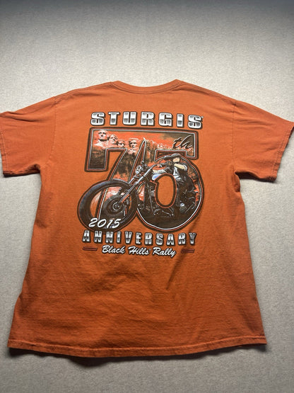 2015 Sturgis Black Hills Rally- South Dakota-Men's Large 75th Anniversary
