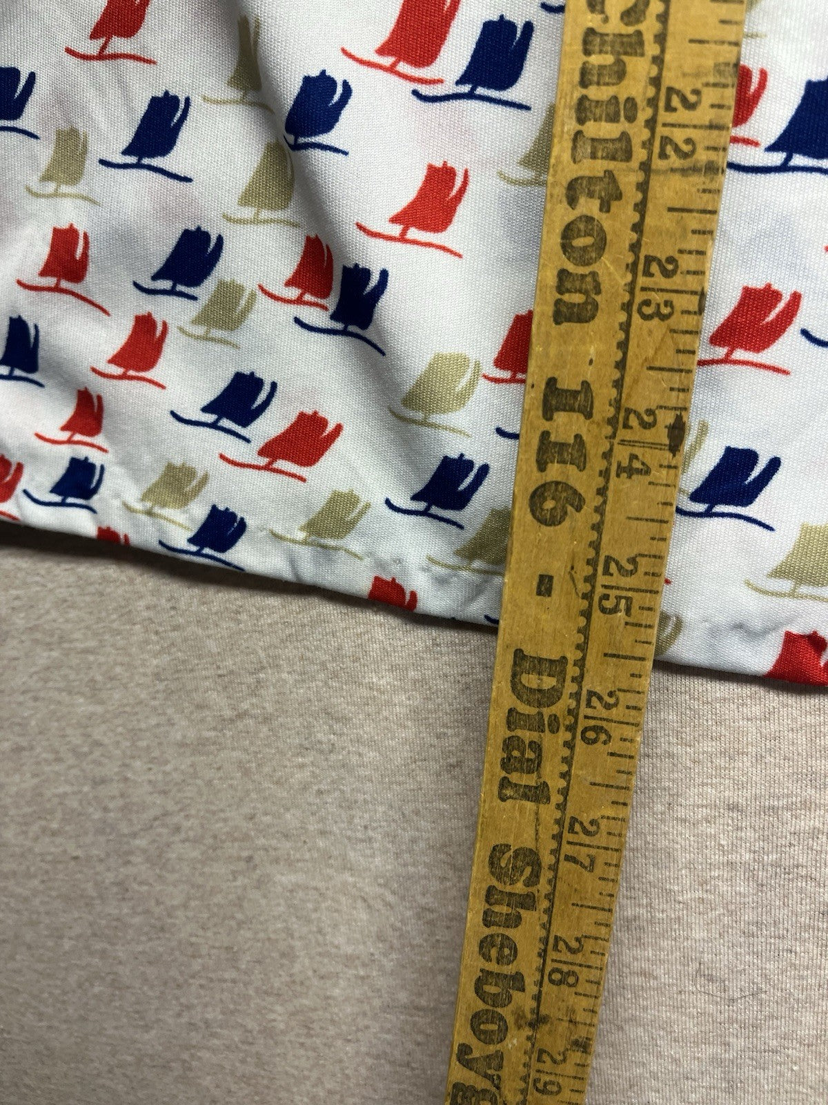 1970s Women’s Sleeveless Print Knit Top