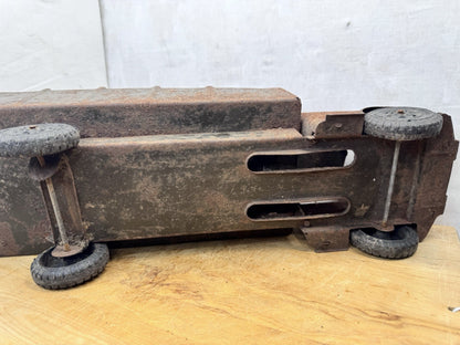 Vintage 1950’s Marx Lamar Army Troop Transport Truck Pressed Steel #1338