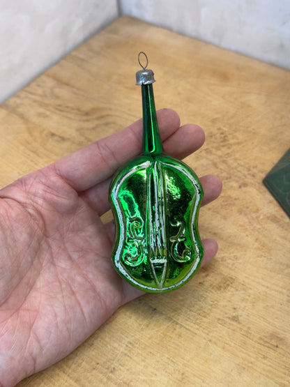 Vintage Violin Christmas Ornament #1621