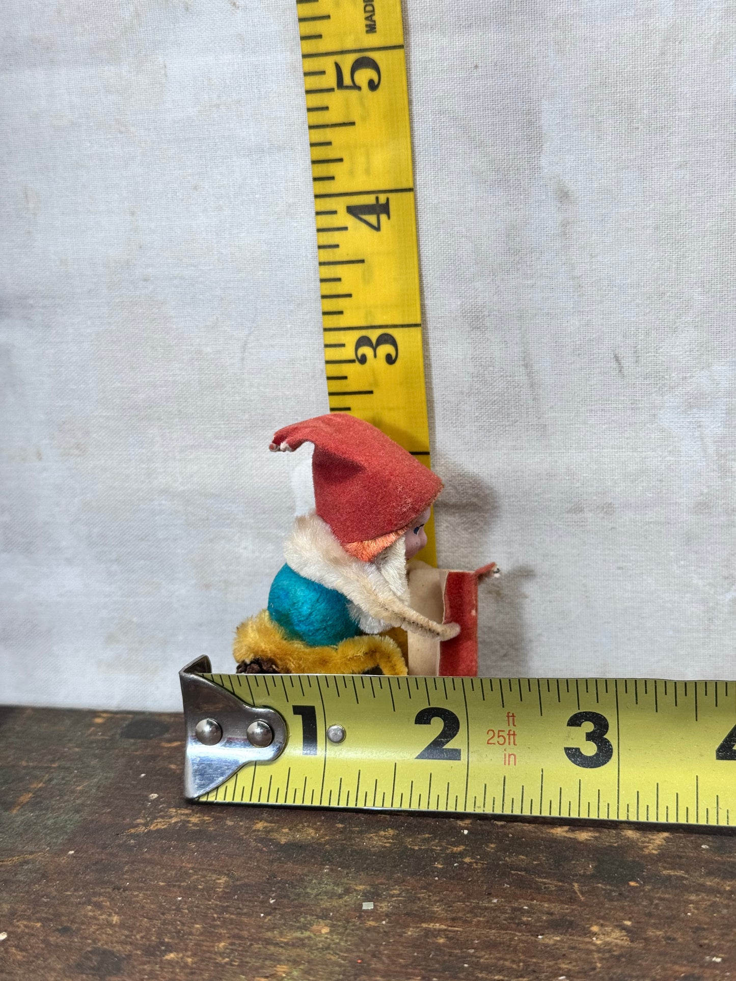 Elf Pixie Gnome Pinecone Christmas Vintage #1881