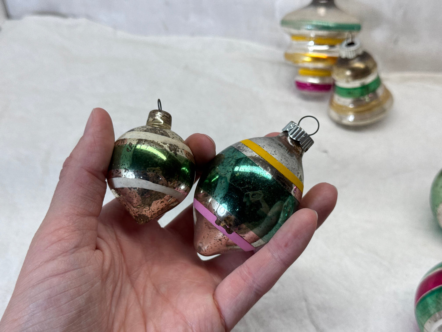 Vintage Glass Ornament Bundle #2160