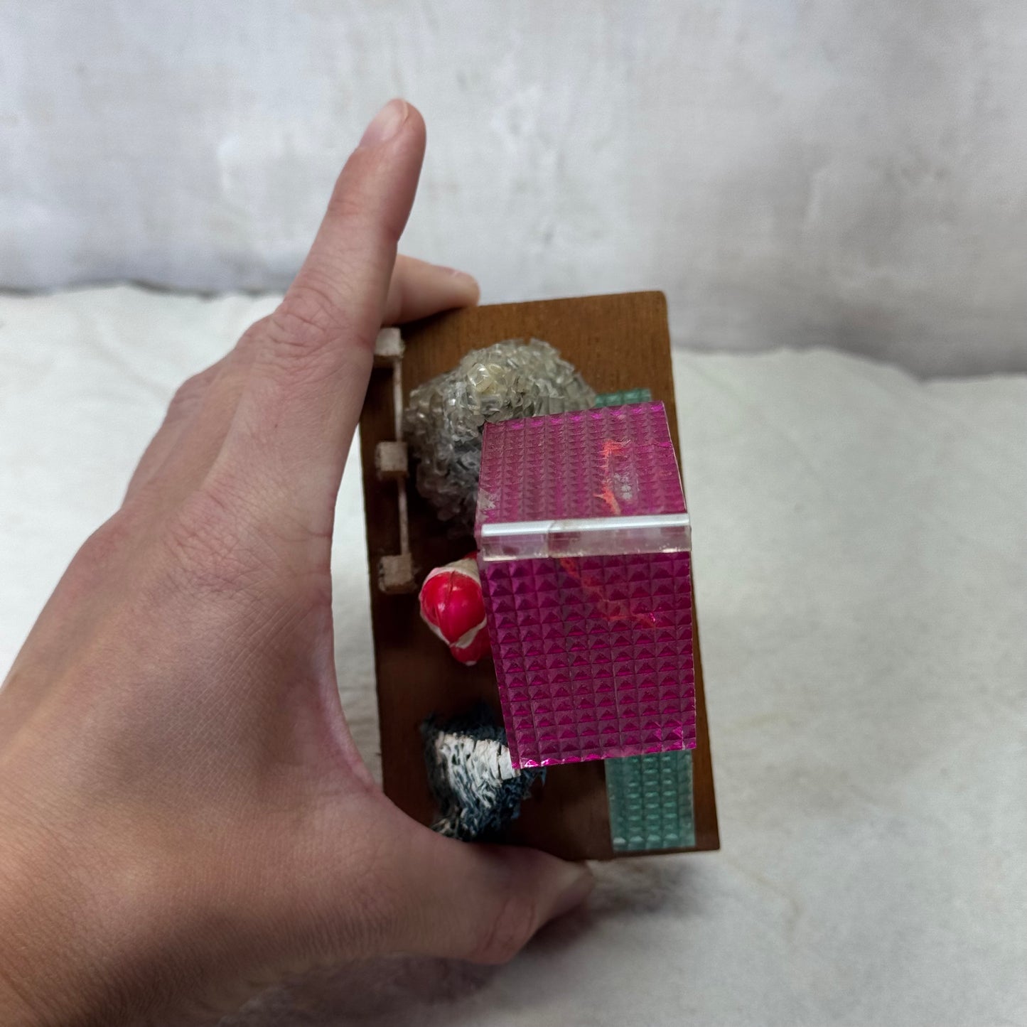 Twinkle Lite Putz Christmas House Vintage Flawed #2197