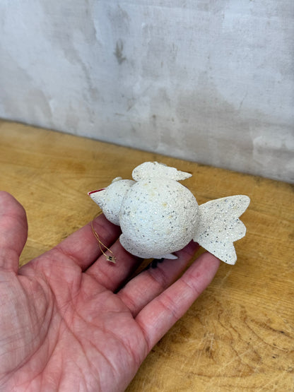 Paper Mache Ornament Birds Vintage #1635