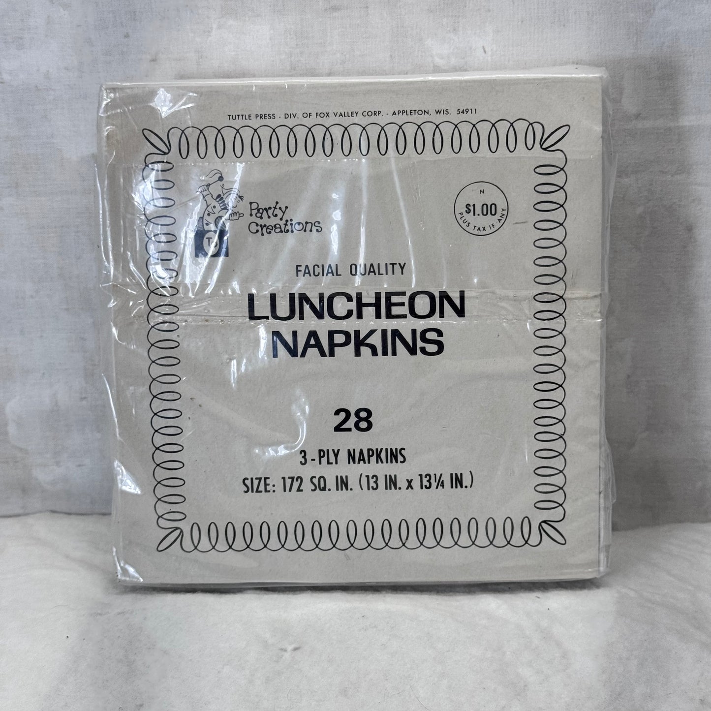 Christmas Poinsettia NOS Napkins #2114