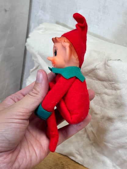 Japan Red Knee Hugger Elf Vintage #1706