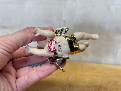 Lefton Japan Clip-On Tree Angels Ornaments #1720