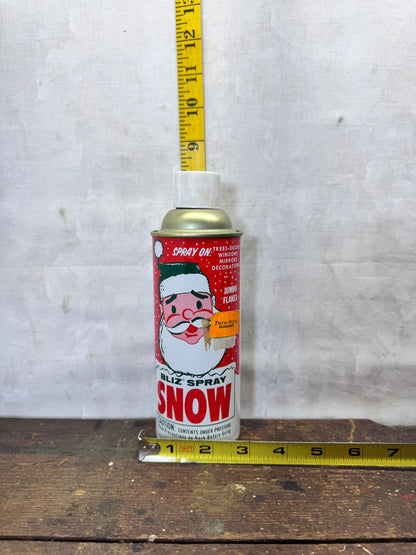 Bliz Spray Snow Vintage Can  Christmas #2062