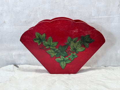 Christmas Red Napkin Holder Vintage #1906