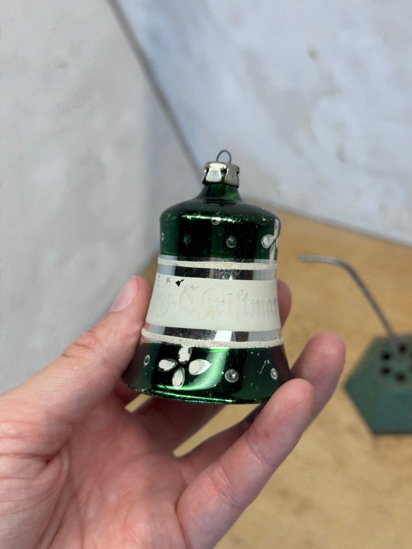 Vintage Christmas Bell Ornament #1622