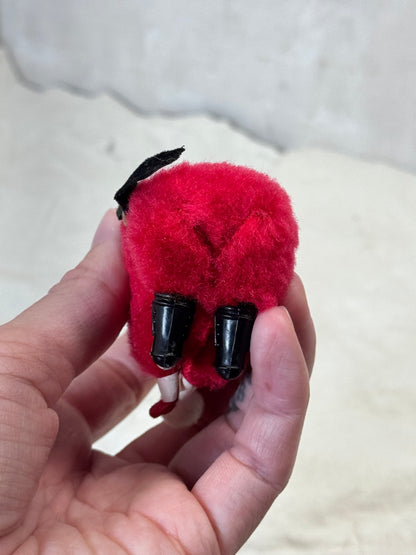 Felt Santa Claus Hugger Clip On Christmas Vintage #1874