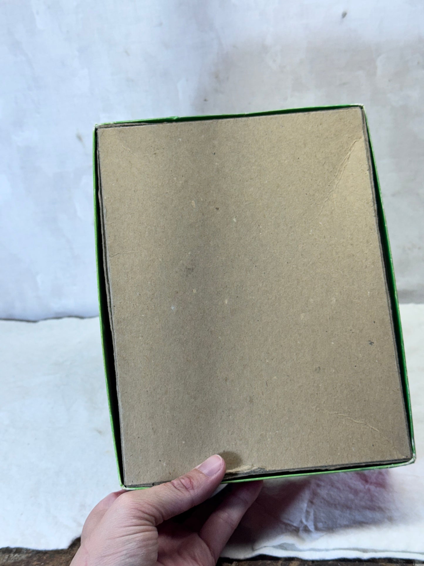 Santa Claus Christmas Cards Box Vintage EMPTY #1941