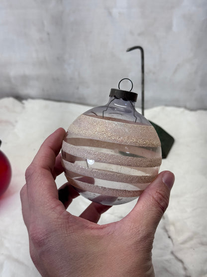 Christmas Glass Ornament Bundle of 3 #2104