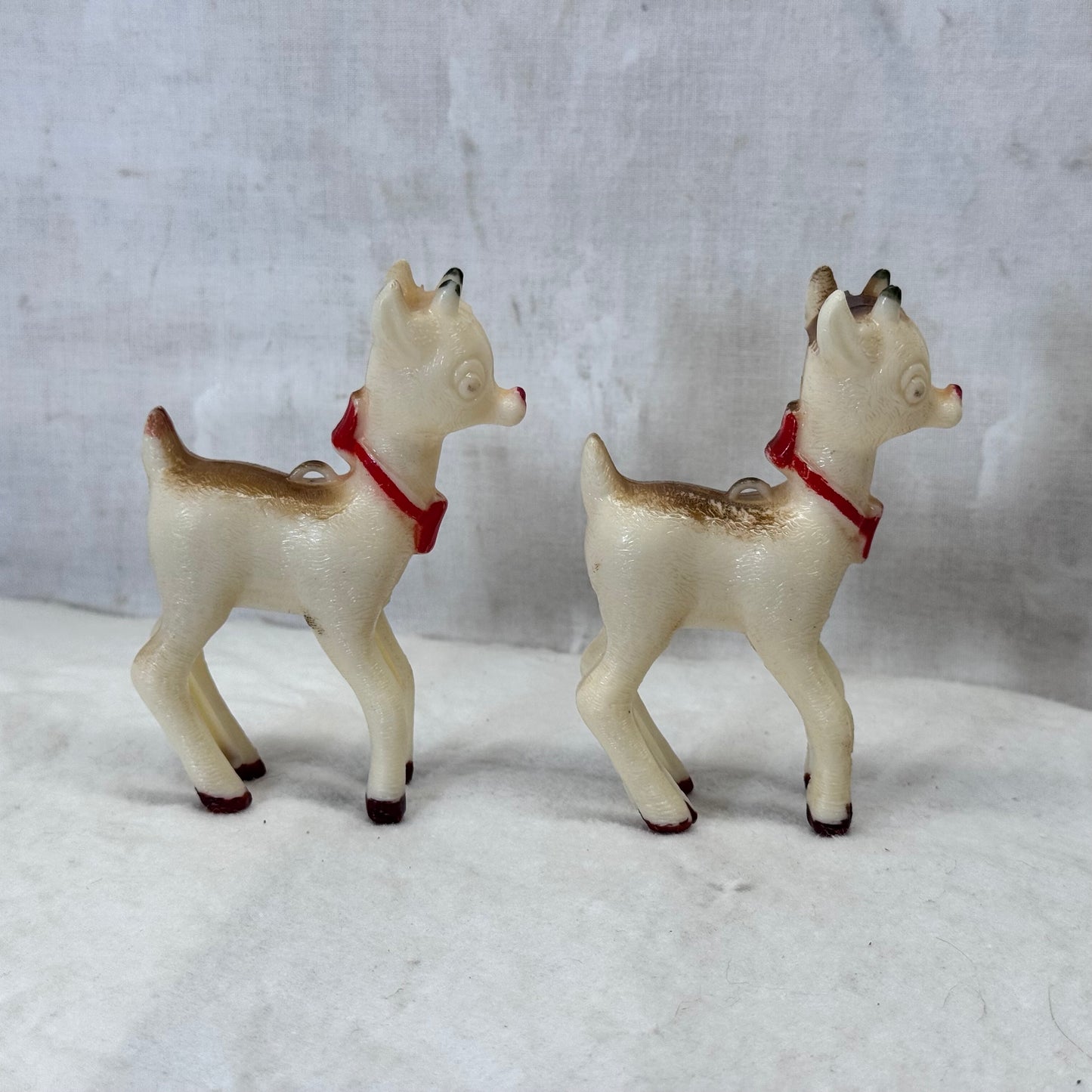 Rudolph Hard Plastic Vintage Ornaments #2079
