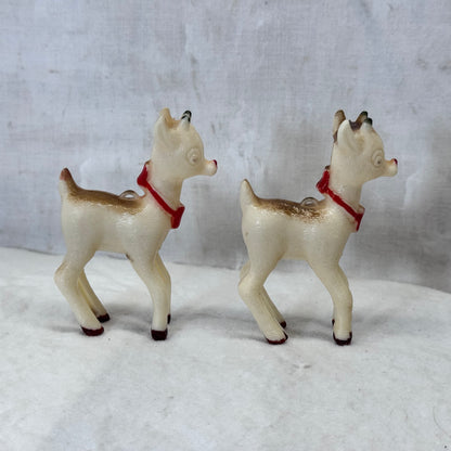Rudolph Hard Plastic Vintage Ornaments #2079