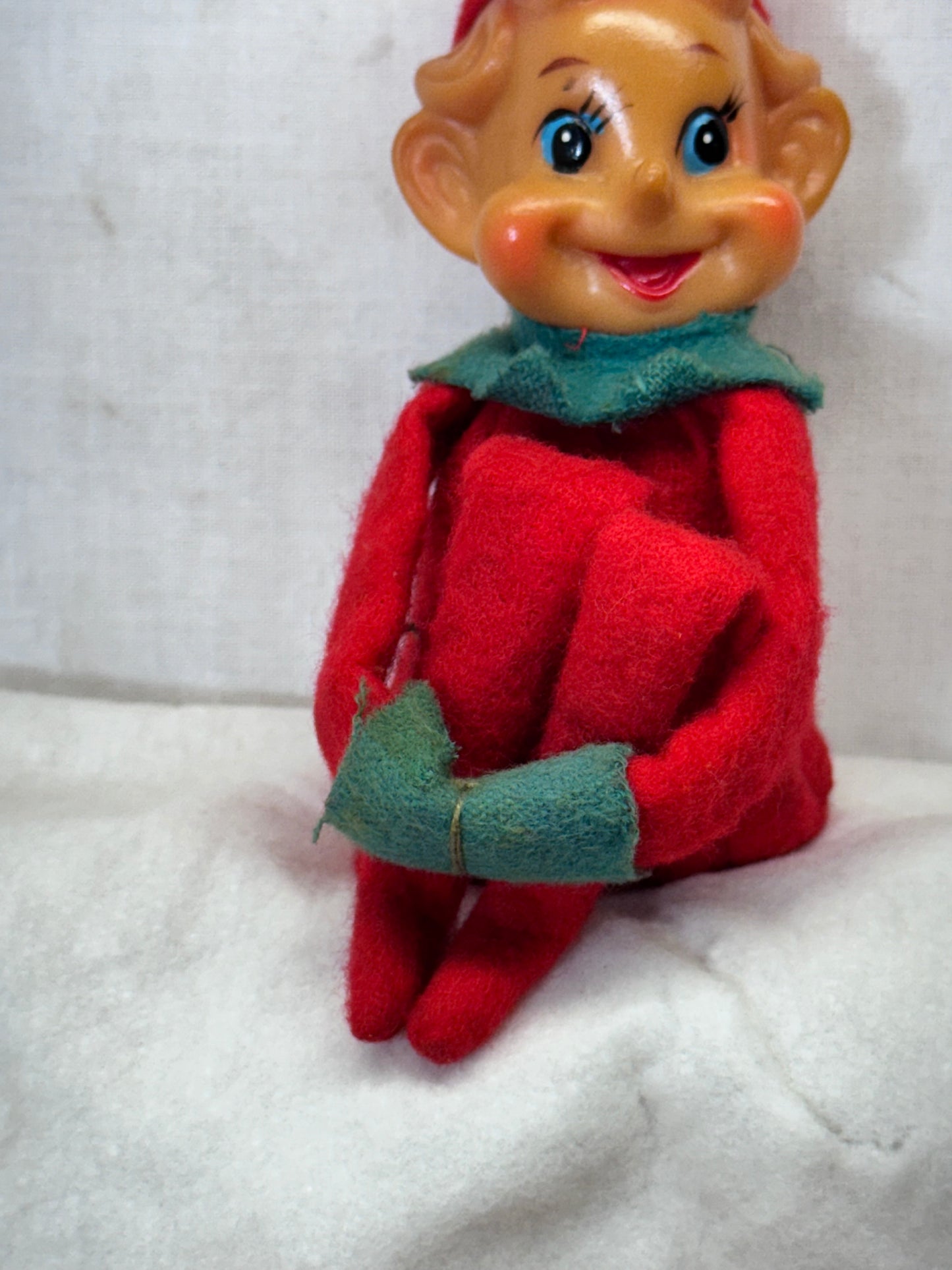 Japan Red Knee Hugger Elf Vintage #1708