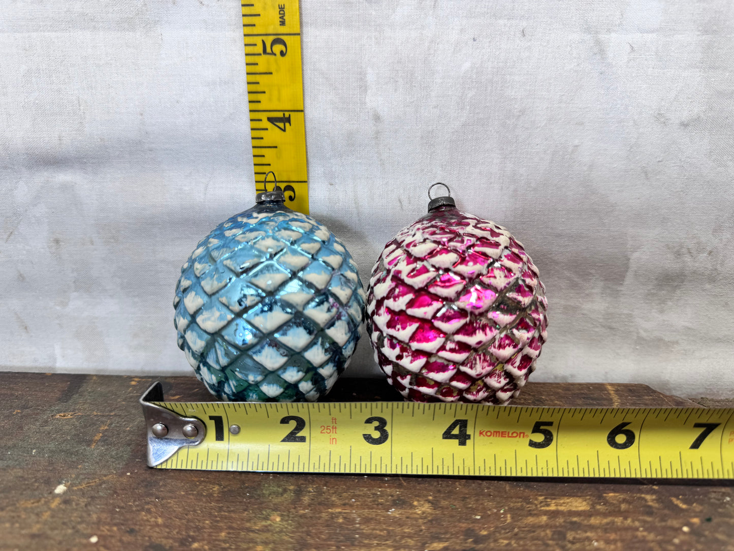 Vintage Japan Pinecone Ornaments #1718