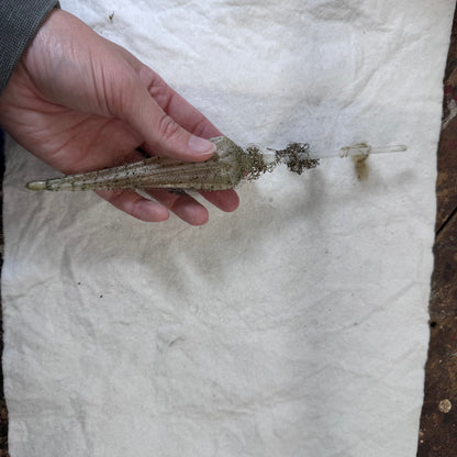 Victorian Glass Wire Mesh Ornament #2094