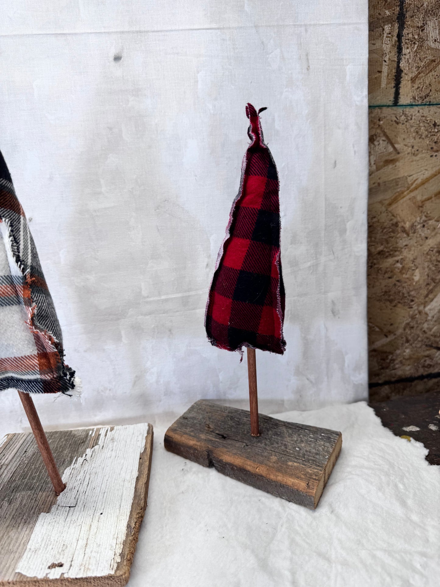 Hand Crafted Christmas Trees set of 3 #1925