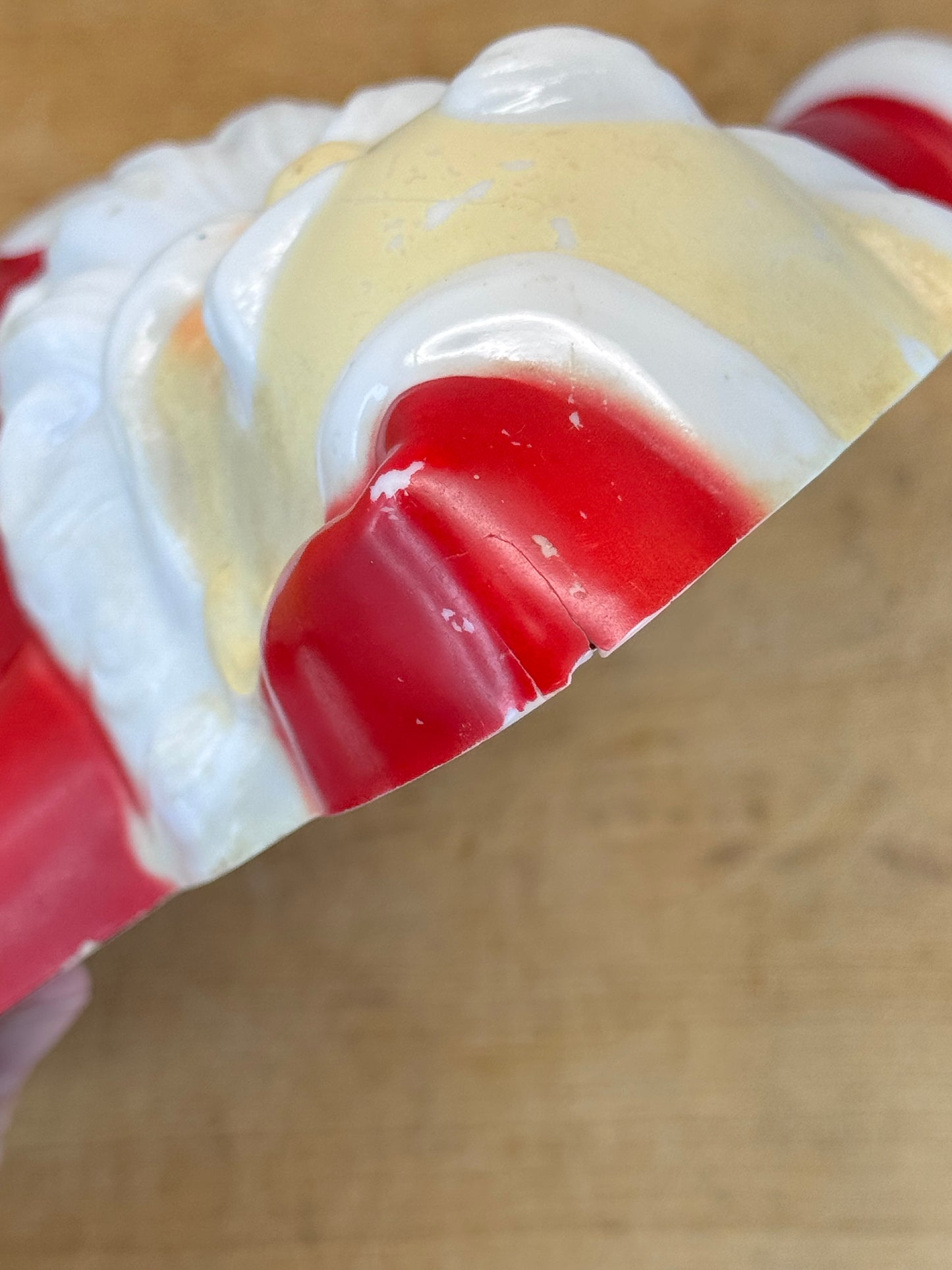 Plastic Santa Claus Blow Mold Vintage #1674