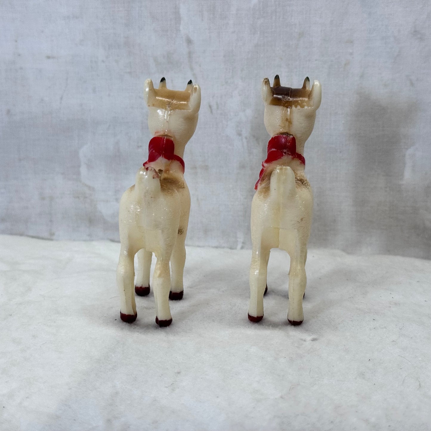 Rudolph Hard Plastic Vintage Ornaments #2079