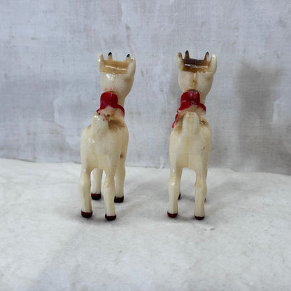 Rudolph Hard Plastic Vintage Ornaments #2079