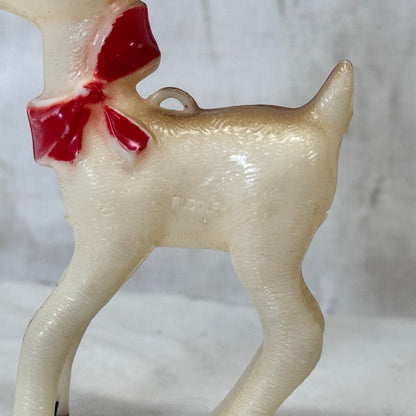Rudolph Hard Plastic Vintage Ornaments #2079